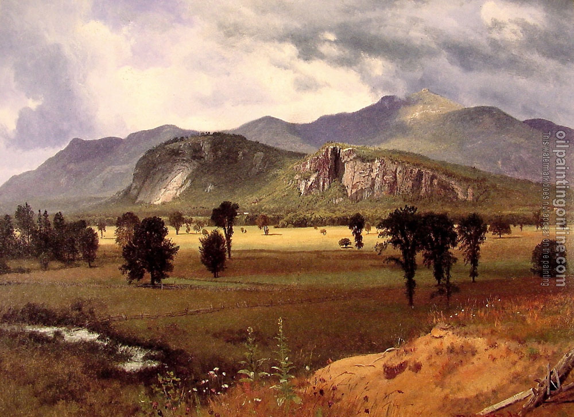 Bierstadt, Albert - Moat Mountain Intervale New Hampshire